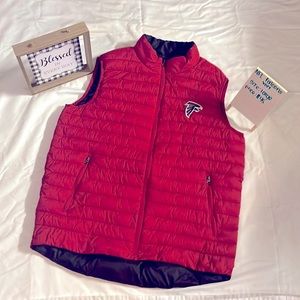 NFL Falcons vest size Large. Like new condition.